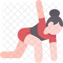 Gymnastics Aerobic Fitness Icon