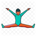 Gymnastics Fitness Exercise Icon