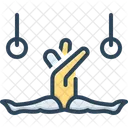 Gymnastics Fitness Gym Icon