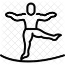 Gymnastik Turnerin Fitness Symbol