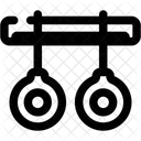 Olympische Spiele Schwarzes Fullsymbol Symbol
