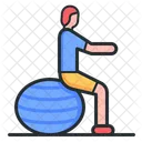 Gymnastikball  Symbol