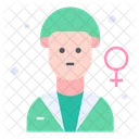 Gynecologist Physician Lady Doctor Icon
