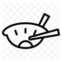 Knodel Gyoza Kochen Symbol