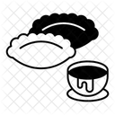 Gyoza Teigtaschen Symbol