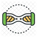 Gyroscooter Transport Balance Icon