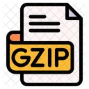 Gzip File Type File Format Icône