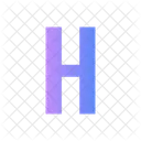 H Letra Alfabeto Icono