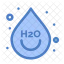 H 2 O Water Drop Icon