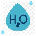 Agua Ciencia Moleculas Ícone