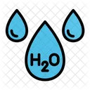 H 2 O Formula Drop Icon