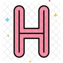 H H Letter Alphabet Icon