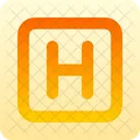 Square H Icon