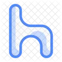 H Buchstabe Alphabet Buchstabe Icon