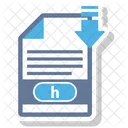 H File Format Icon