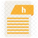 H File Extension Icon