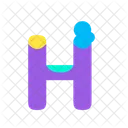 H Letter Alphabet Icon