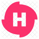 H Letter Alphabet Icon