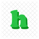 H Letter Alphabet Icon