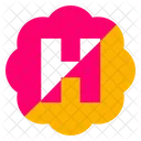 H Alphabet Letter Icon