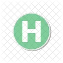 H Alphabet Font Icon