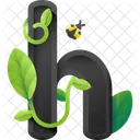 H Letter Alphabet Icon