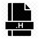 H File File Extension Icon