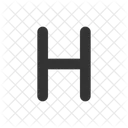 H Icon