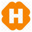H Letter Alphabet Icon