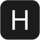 H letter  Icon