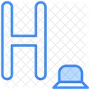 H Letter  Icon