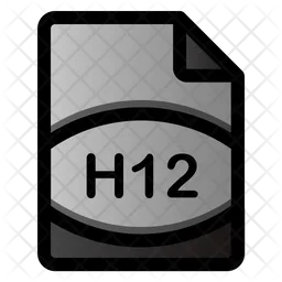 Archivo H12  Icono