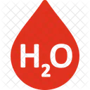 H 2 O Molecule Formula Icon