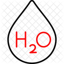 H 2 O Molecule Formule Icône