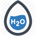 H 2 O 물 공식 아이콘