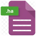 Ha File Sheet Icon