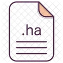 Ha File Document Icon