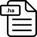 Ha File Sheet Icon