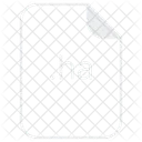 Ha File Document Icon