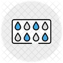 Haarfarbe Probe Symbol