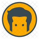 Haarschnitt Haare Avatar Symbol