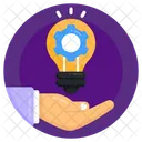 Proceso Creativo Servicio Creativo Generacion De Ideas Icono