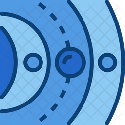 Habitable Zone Icon - Download In Colored Outline Style