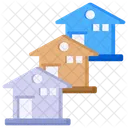 Habitacao Cidade Casas Ícone