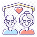 Senior Habitacao Idosos Ícone