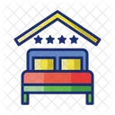 Habitacion De Hotel Gratis Cuatro Estrellas Gratis Icono