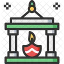 Sala De Pooja Sala De Pooja Diya Icono