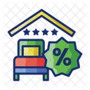 Habitaciones con descuento  Icono