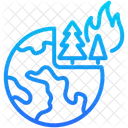 Habitat Destruction Burn Forest Icon