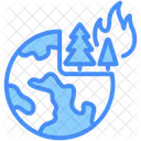 Habitat Destruction Burn Forest Icon